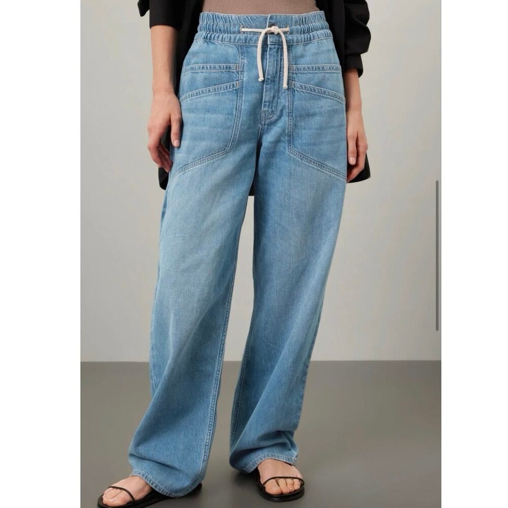 ba&sh Mima Drawstring cargo Jeans size 38 (US 6)